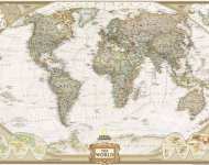 Старинная мировая карта